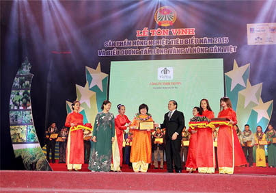 SẢN PHẨM NÔNG NGHIỆP TIÊU BIỂU NĂM 2016