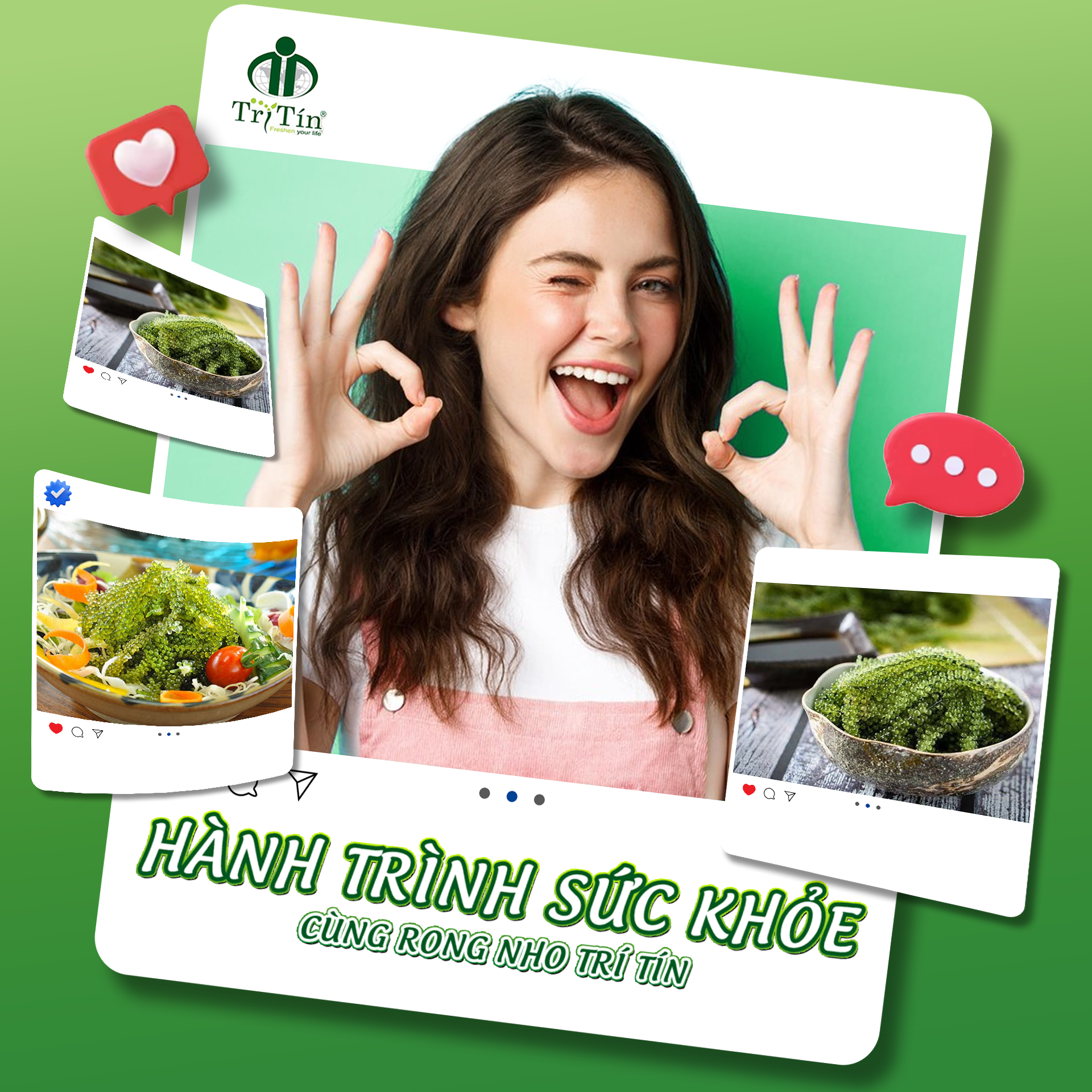 Khám phá lợi ích sức khỏe của Rong nho Trí Tín