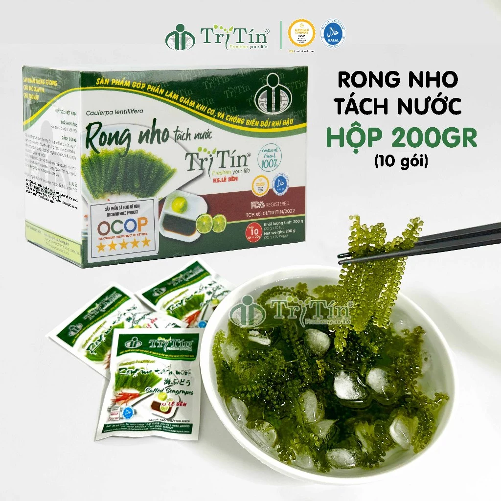RONG NHO TÁCH NƯỚC TRÍ TÍN - HỘP 200g