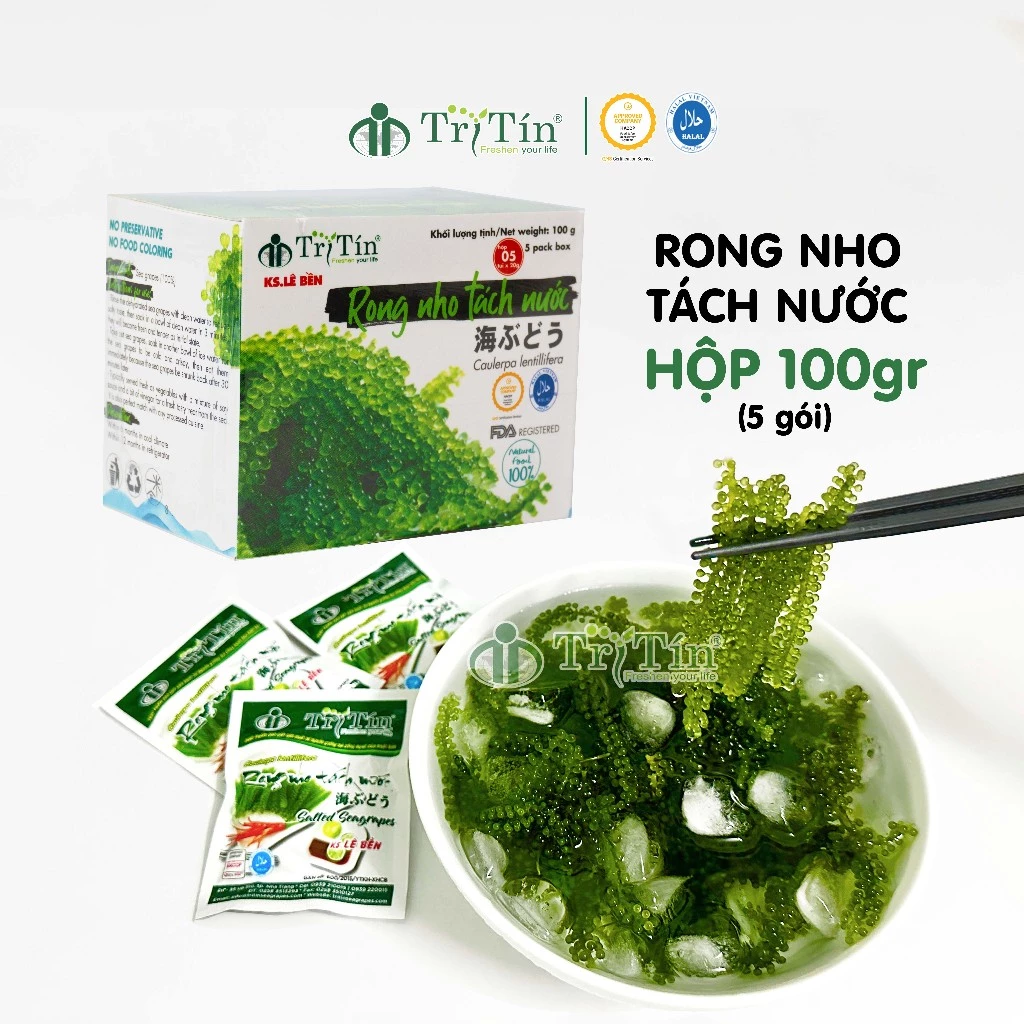 RONG NHO TÁCH NƯỚC TRÍ TÍN - HỘP 100g