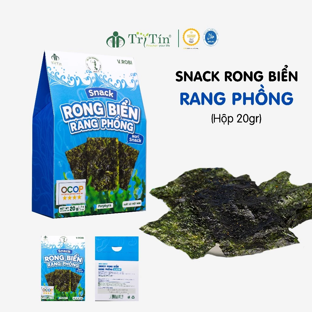 SNACK RONG BIỂN RANG PHỒNG - HỘP 20g