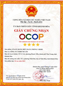 Snack rong biển rang phồng OCOP 4 sao