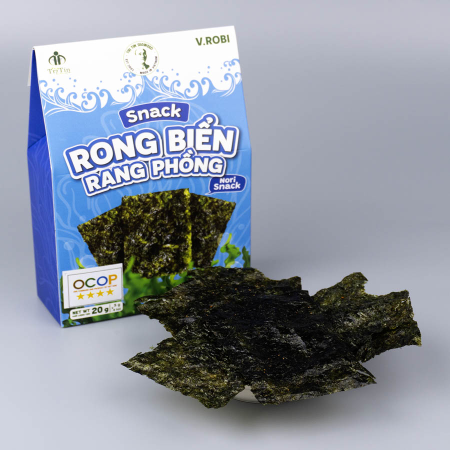Snack rong biển rang phồng