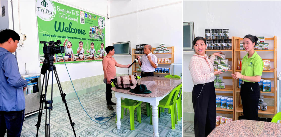 Quay phim khâu bán hàng