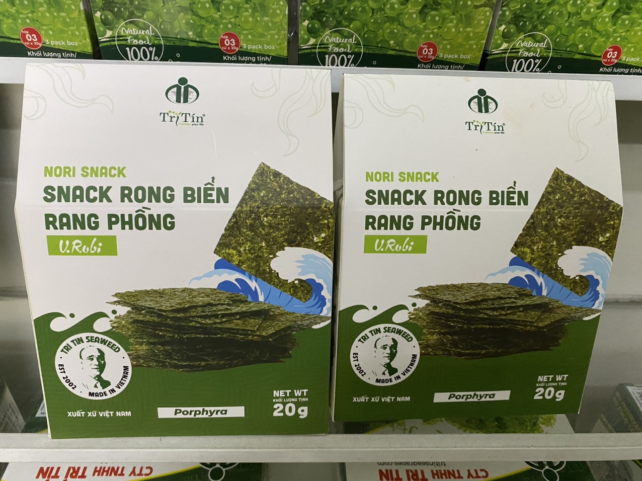Snack rong biển rang phồng